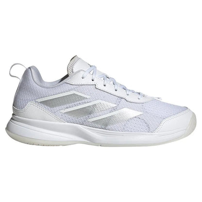 Women's AvaFlash Tennis Shoes White and Metallic Silver