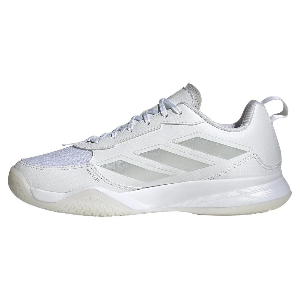 Women's AvaFlash Tennis Shoes White and Metallic Silver