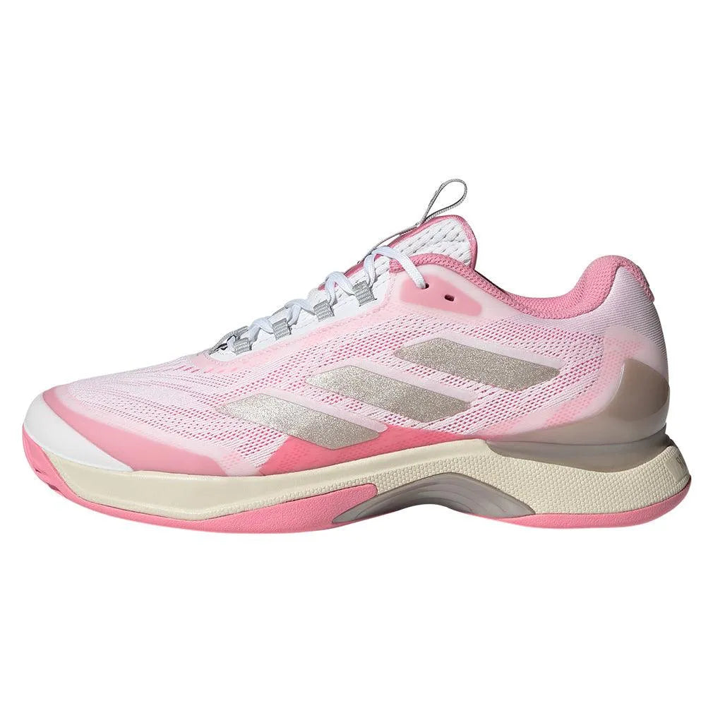 Women's Avacourt 2 Tennis Shoes Champagne White and Lucid Pink