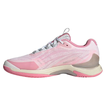 Women's Avacourt 2 Tennis Shoes Champagne White and Lucid Pink