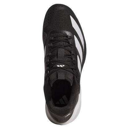 Men's Adizero Cybersonic 2 Tennis Shoes Core Black and Carbon