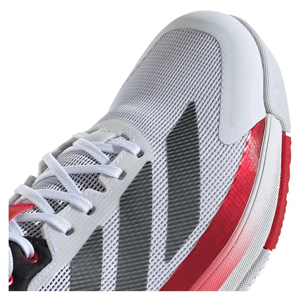 Men's Crazyquick Boost Padel Shoes Footwear White and Lucid Red