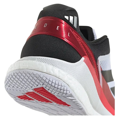 Men's Crazyquick Boost Padel Shoes Footwear White and Lucid Red