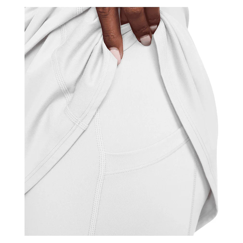 Women's Court Dri-FIT Advantage Strap Tennis Dress White and Black