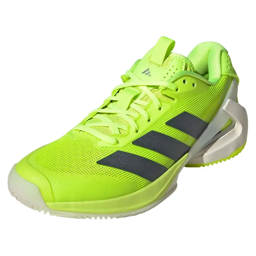 Women's Adizero Ubersonic 5 Clay Tennis Shoes Lucid Lemon and Powder Yellow-Footwear-Adidas-IH8107_6-Tennis Express