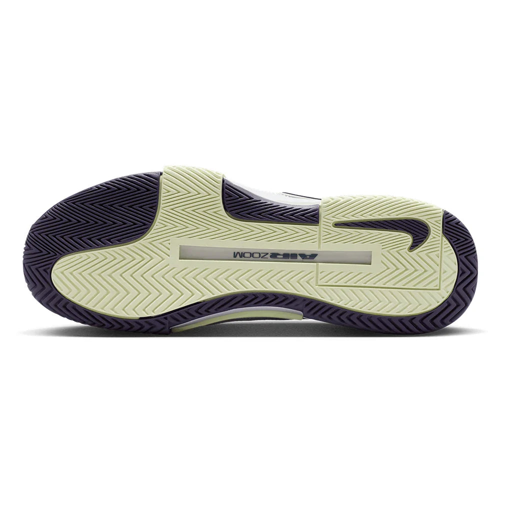 Men's Zoom GP Challenge 1.5 Tennis Shoes White and Dark Raisin