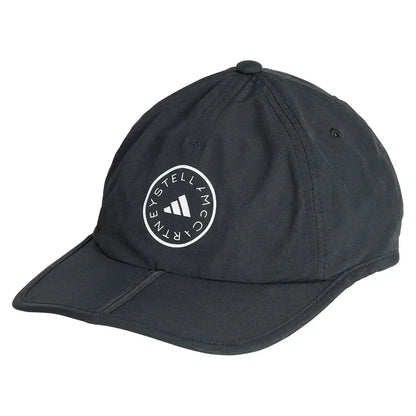 Women's Stella McCartney Running Cap Black and White-Apparel-Adidas-IX6608_1-Tennis Express