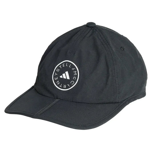 Women's Stella McCartney Running Cap Black and White-Apparel-Adidas-IX6608_1-Tennis Express