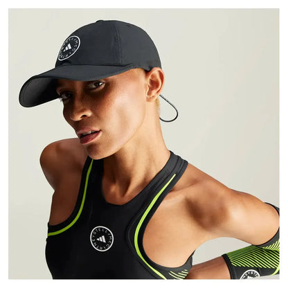Women's Stella McCartney Running Cap Black and White