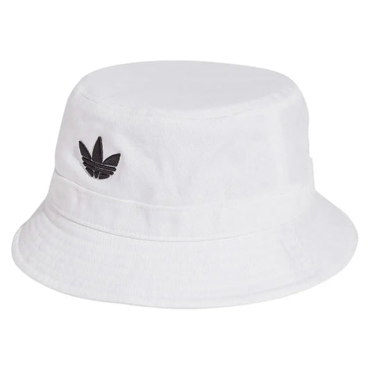 Juniors' Adicolor Trefoil Bucket Hat White-Apparel-Adidas-JC6044_1_d42ac6f6-27a2-4211-ac1d-c14ac46bd565-Tennis Express