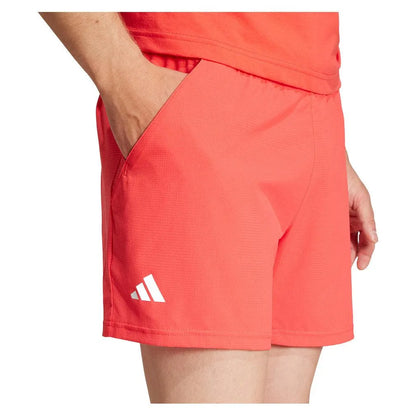 Men's Gameset Ergo 5in Tennis Shorts Semi Lucid Red