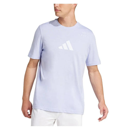 Men's Graphic Tennis Top Violet Tone