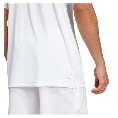 Men's Club 3 Stripe Tennis Polo White