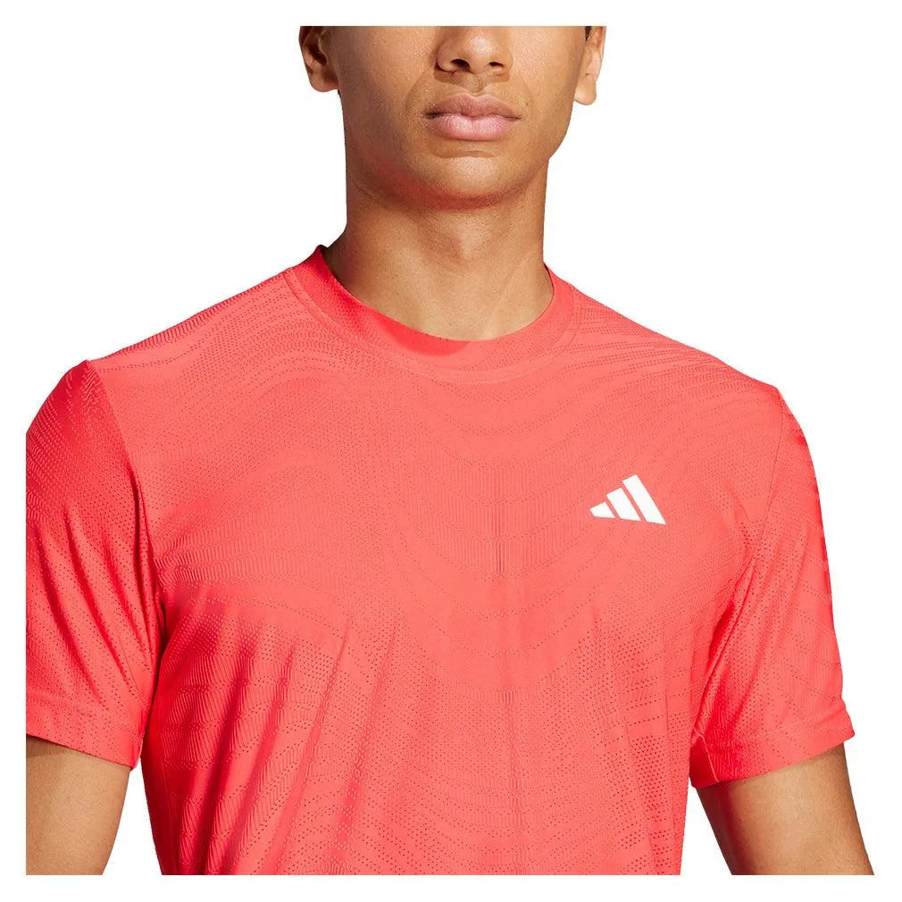 Men's Freelift Pro Tennis Top Semi Lucid Red