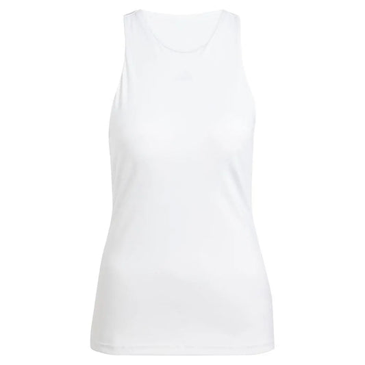 Women's Climacool Y Tennis Tank White-Apparel-Adidas-JE7099-S25-1-Tennis Express