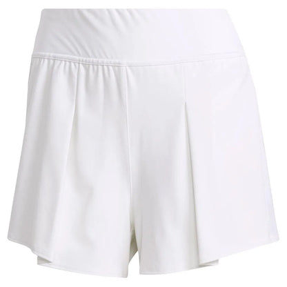 Women's Climacool Match Tennis Shorts White-Apparel-Adidas-JE7103-S25-Tennis Express