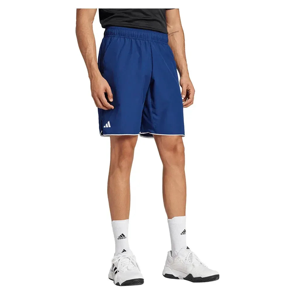 Men's Club 9 Inch Tennis Short Dark Blue