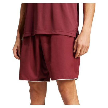 Men's Club 9 inch Tennis Short Shadow Red