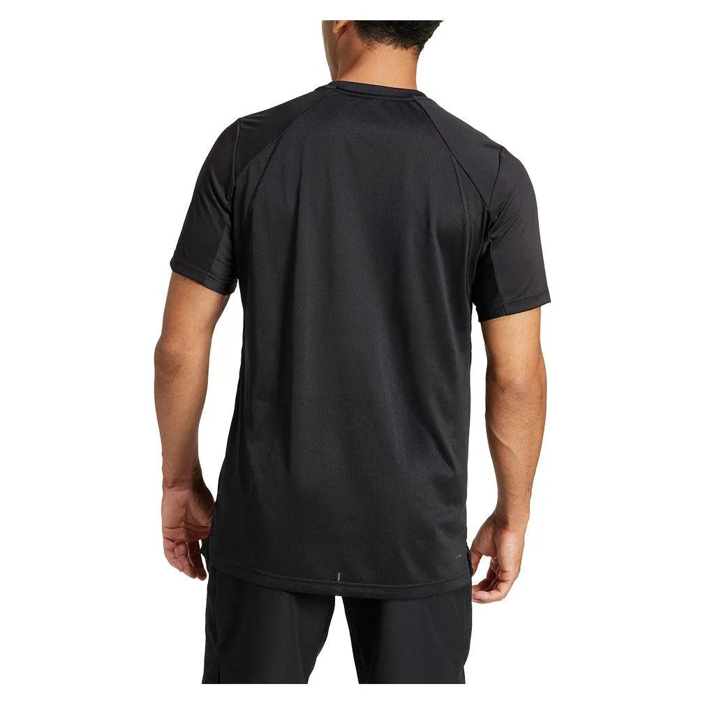 Men's Club Tennis Top Black