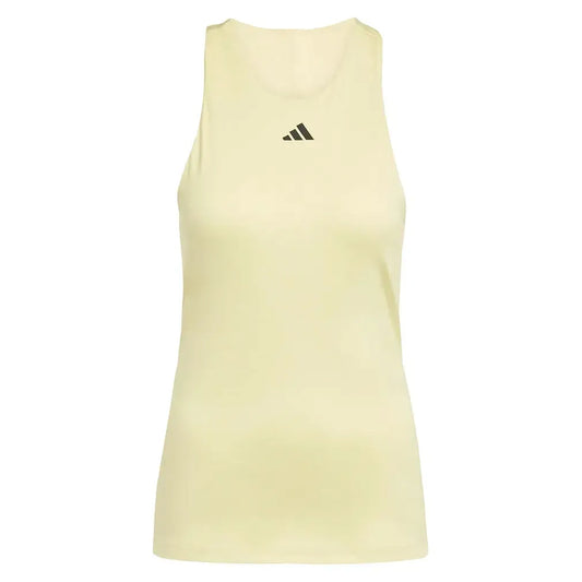 Women's Climacool Y Tennis Tank Powder Yellow-Apparel-Adidas-JG3642_1-Tennis Express
