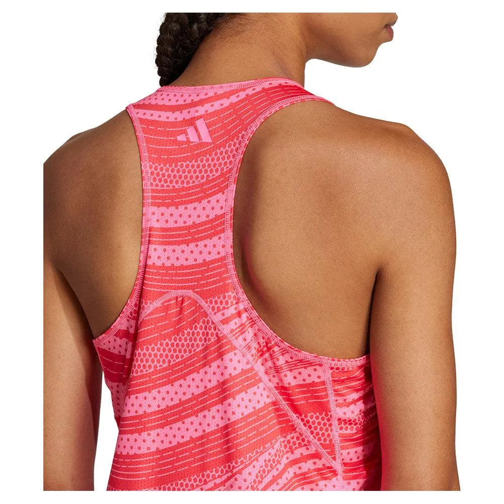 Women's Club Graphic Tennis Tank Lucid Pink