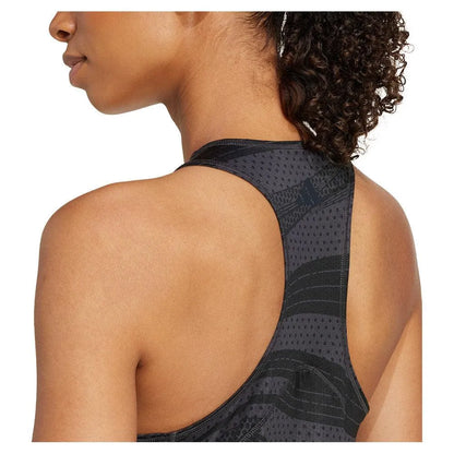 Women's Club Graphic Tennis Tank Carbon