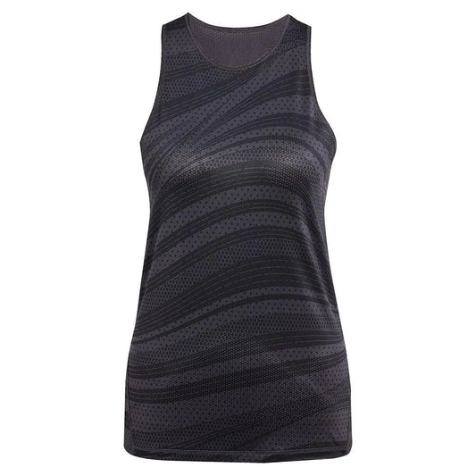 Women's Club Graphic Tennis Tank Carbon-Apparel-Adidas-JH3349-S25-Tennis Express