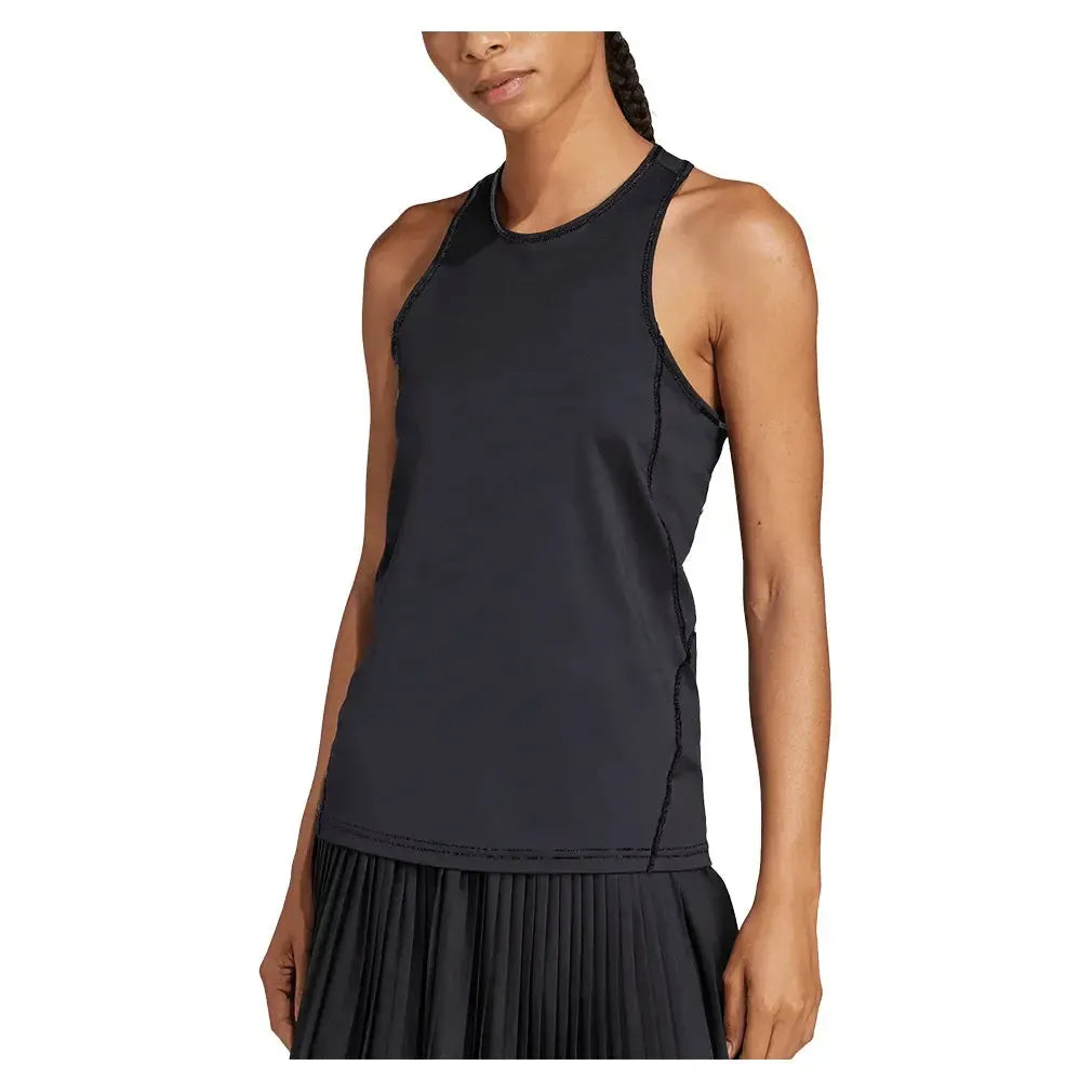 Women's Club Tennis Tank Black