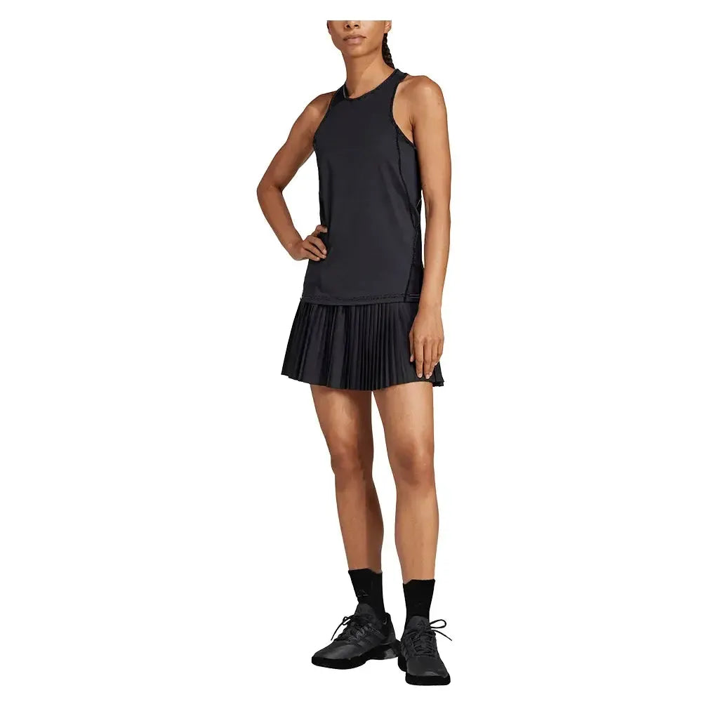 Women's Club Tennis Tank Black