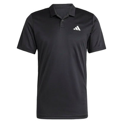 Men's Climacool Tennis Polo Black-Apparel-Adidas-JH3395-S26-1-Tennis Express