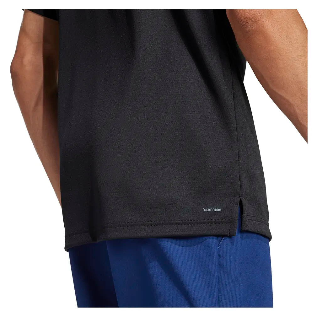Men's Climacool Tennis Polo Black
