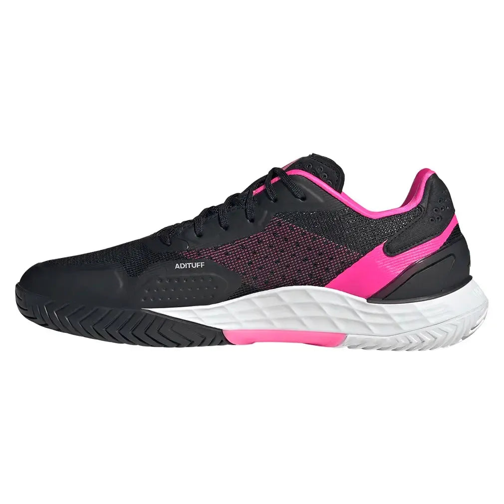 Men's Defiant Speed 2 Tennis Shoes Core Black and Silver Metallic
