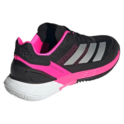 Men's Defiant Speed 2 Tennis Shoes Core Black and Silver Metallic