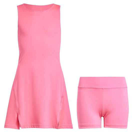 Girls' Club Tennis Dress Lucid Pink