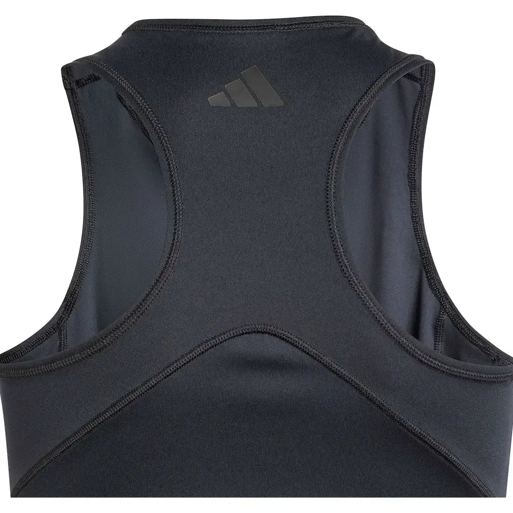 Girls' Club Tennis Tank Black