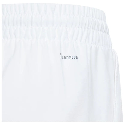 Boys' Club 3 Stripe Tennis Short White