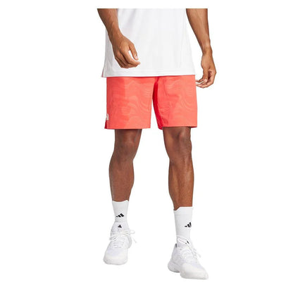 Men's Ergo Pro 7 Inch Tennis Short Semi Lucid Red