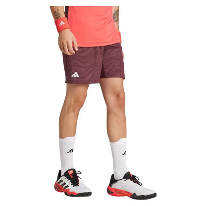 Men's Ergo Pro 7 Inch Tennis Shorts Aurora Ruby
