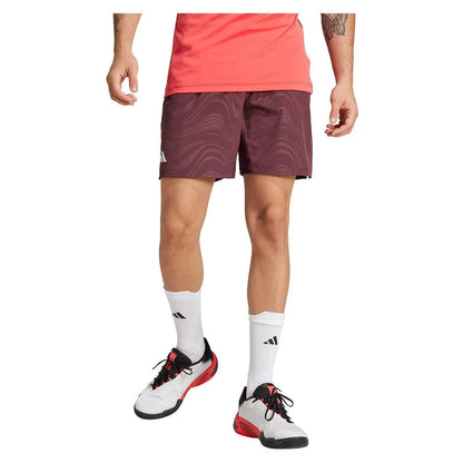Men's Ergo Pro 7 Inch Tennis Shorts Aurora Ruby