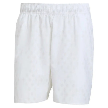 Men's Club Graphic 9 Inch Tennis Short White and Dash Grey-Apparel-Adidas-JM1200_1-Tennis Express