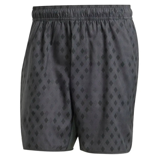 Men's Club Graphic 9 Inch Tennis Short Carbon and Black-Apparel-Adidas-JM1202_1_3b71f2e1-8830-4d43-bee2-5e0c6773c471-Tennis Express