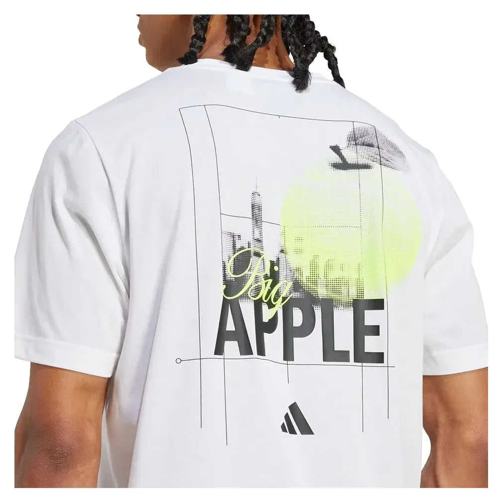 Men's US Graphic Tennis Tee White
