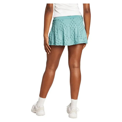 Women's Club Graphic Tennis Skort Powder Teal and Preloved Teal