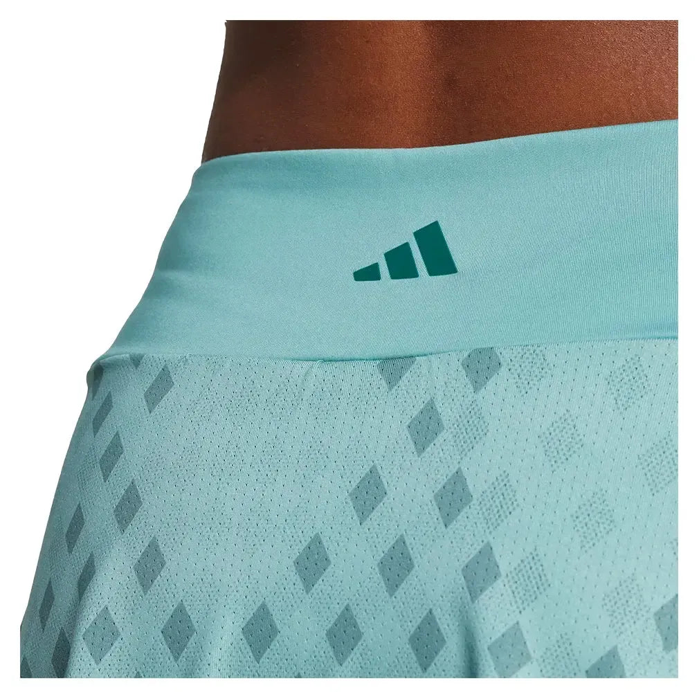 Women's Club Graphic Tennis Skort Powder Teal and Preloved Teal