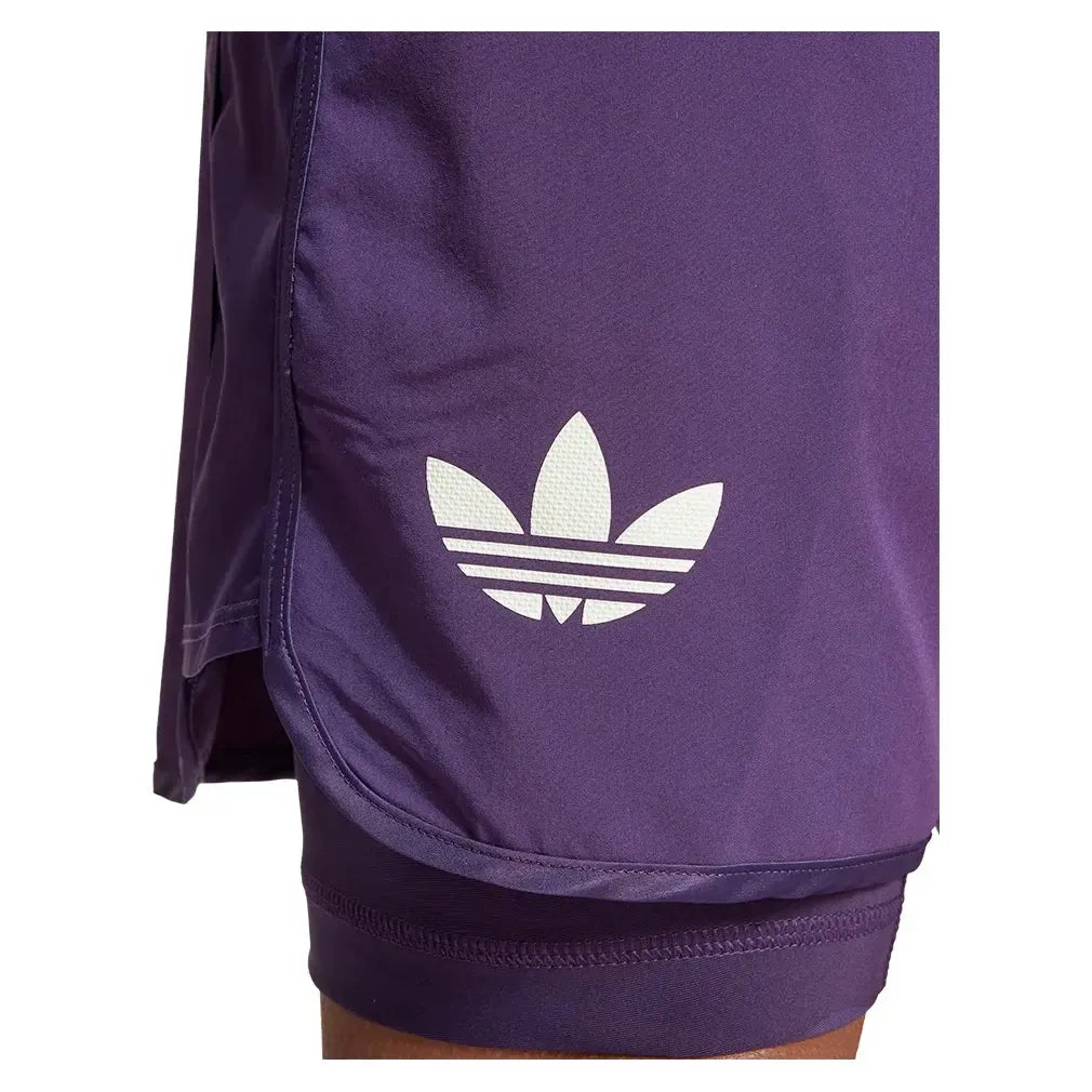 Men's 7 Inch Tennis Shorts and Tight Set Aurora Plum
