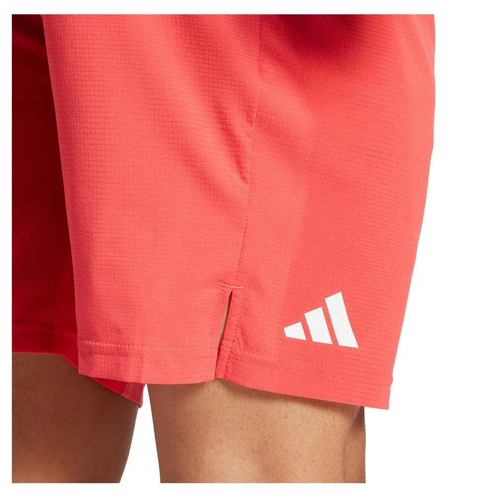 Men's Ergo 9 inch Tennis Short Semi Lucid Red