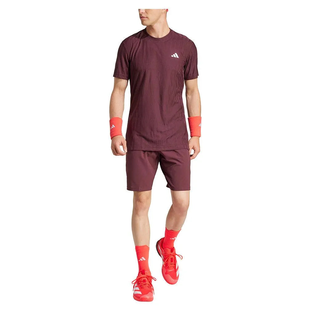 Men's Ergo 9 inch Tennis Short Aurora Ruby
