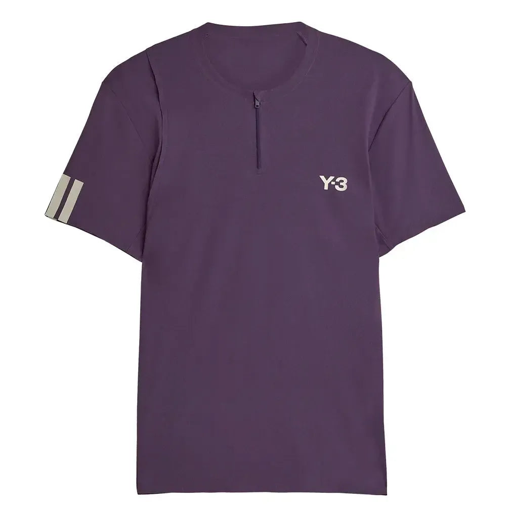 Men's Y-3 Zip Tennis Top Aurora Plum-Apparel-Adidas-JN2992-H25-1-Tennis Express