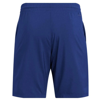 Men's Club 3 Stripe 9 inch Tennis Short Dark Blue