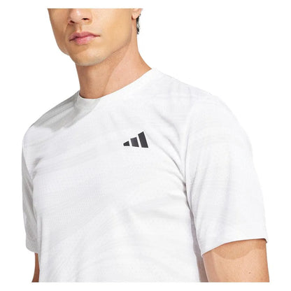 Men's Club Graphic Tennis Top White